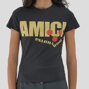 Paloma Wool Black AMICI Graphic Tee